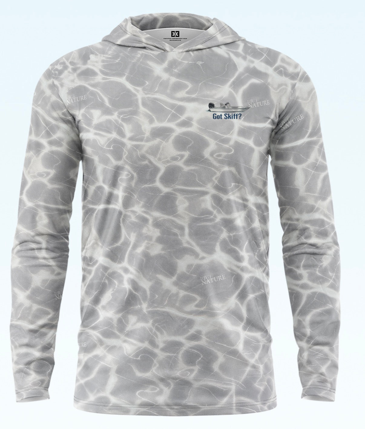 “Got Skiff?” UV hooded shirt